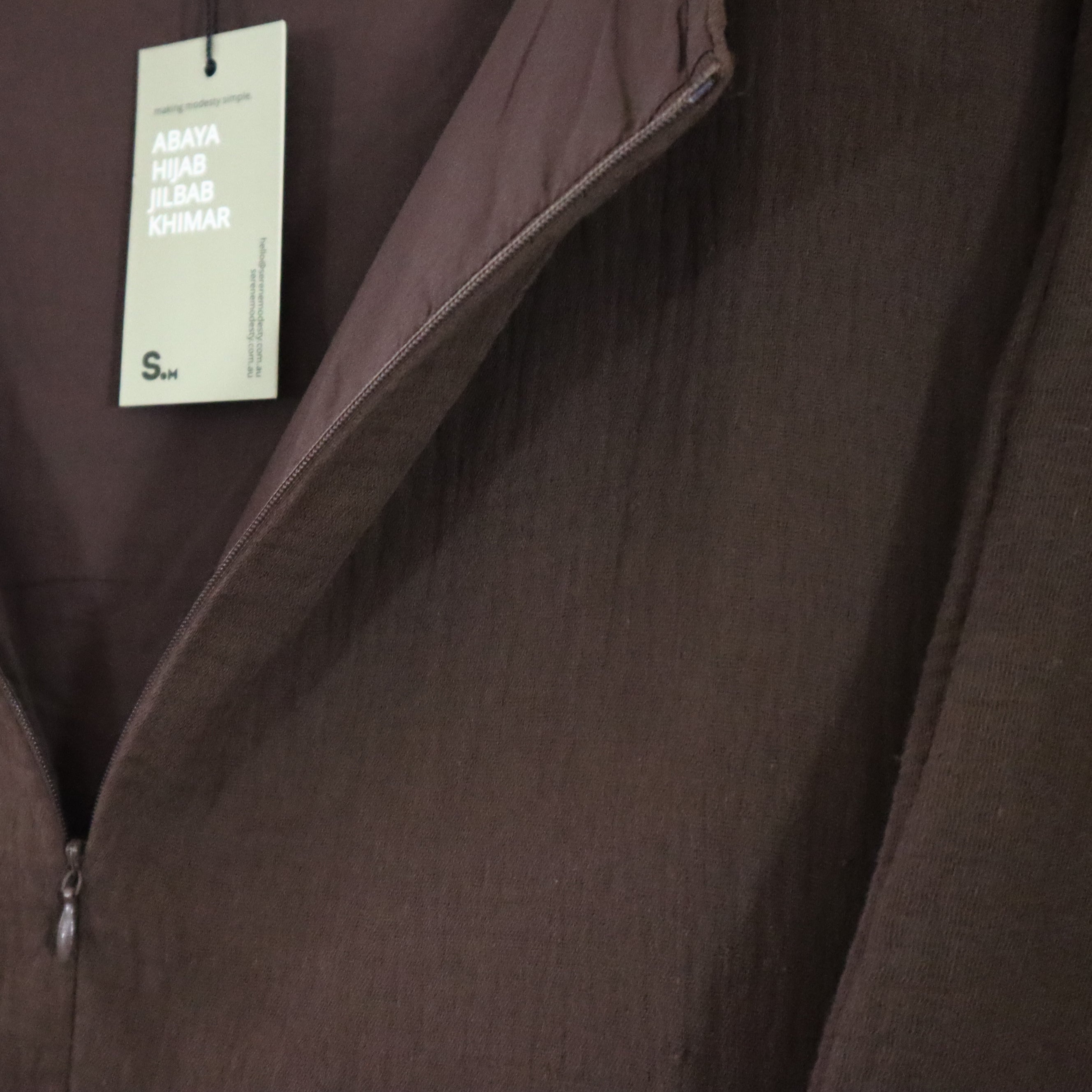 Summer Abaya - Dark Brown