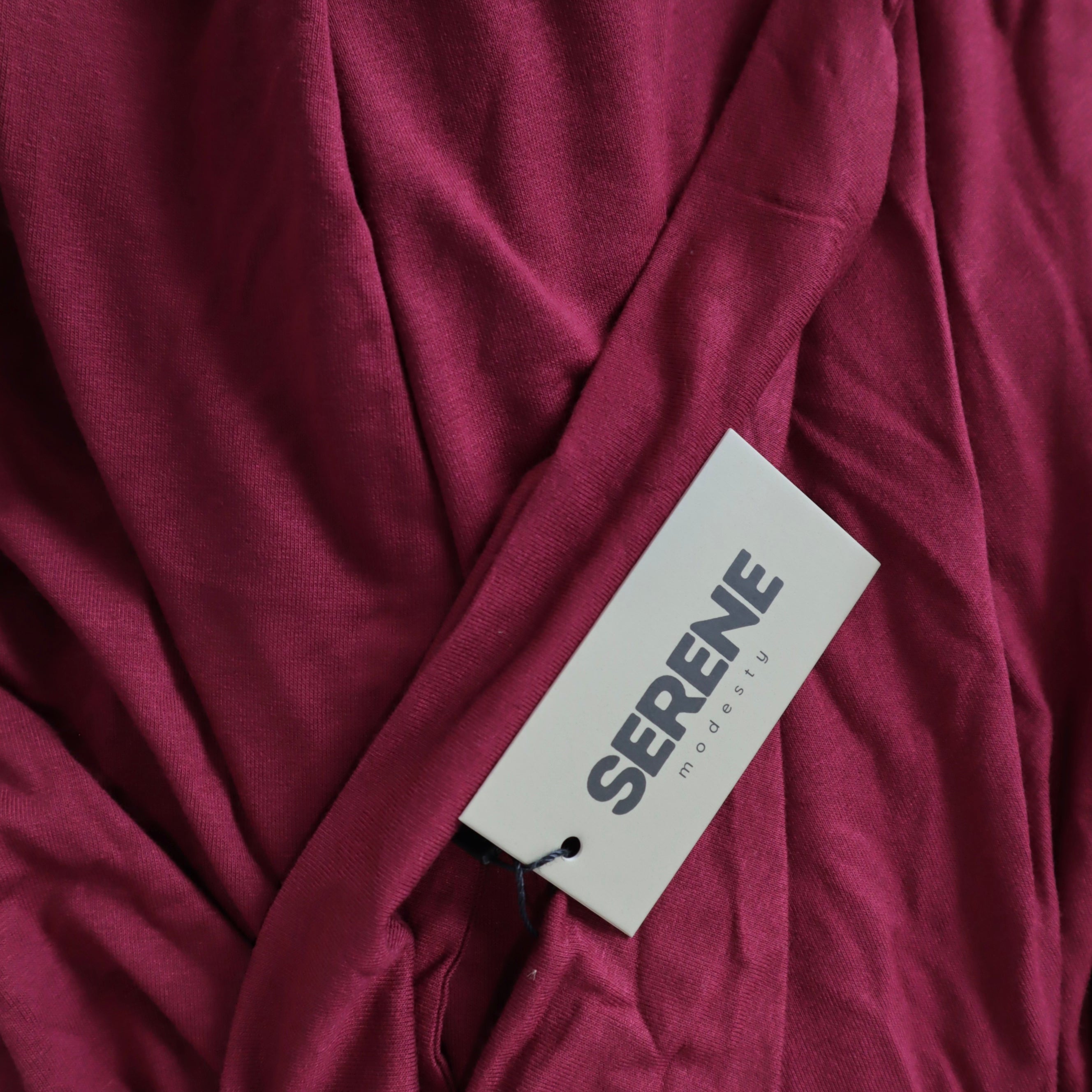 Jersey Khimar - Cherry