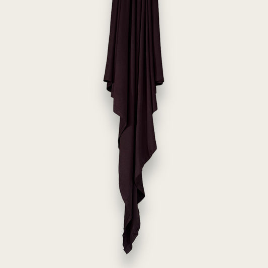 Jersey Khimar - Dark Brown