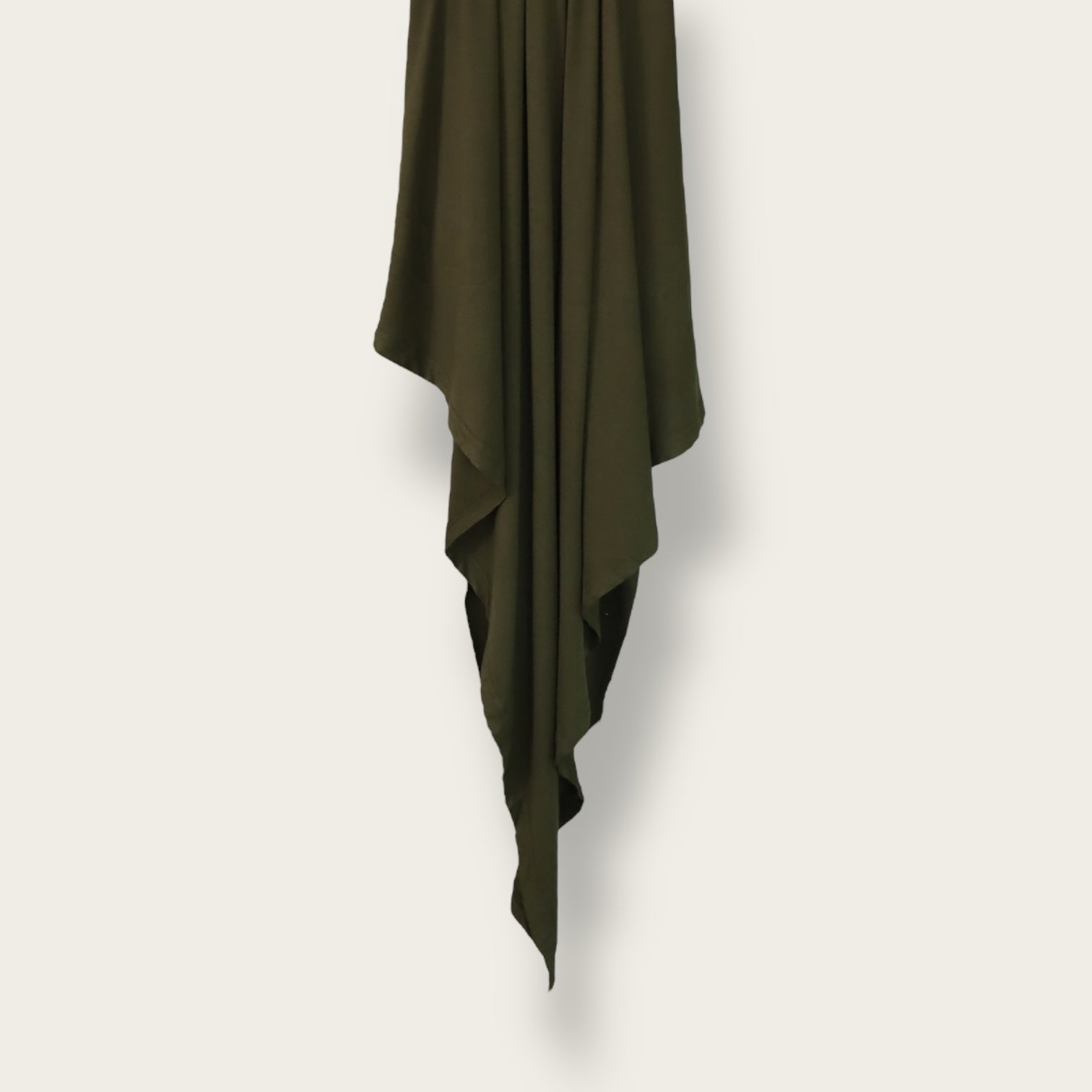 Jersey Khimar - Dark Olive Green