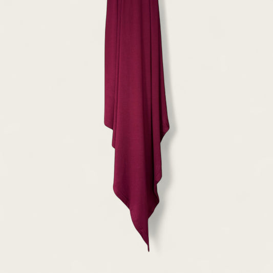 Jersey Khimar - Cherry